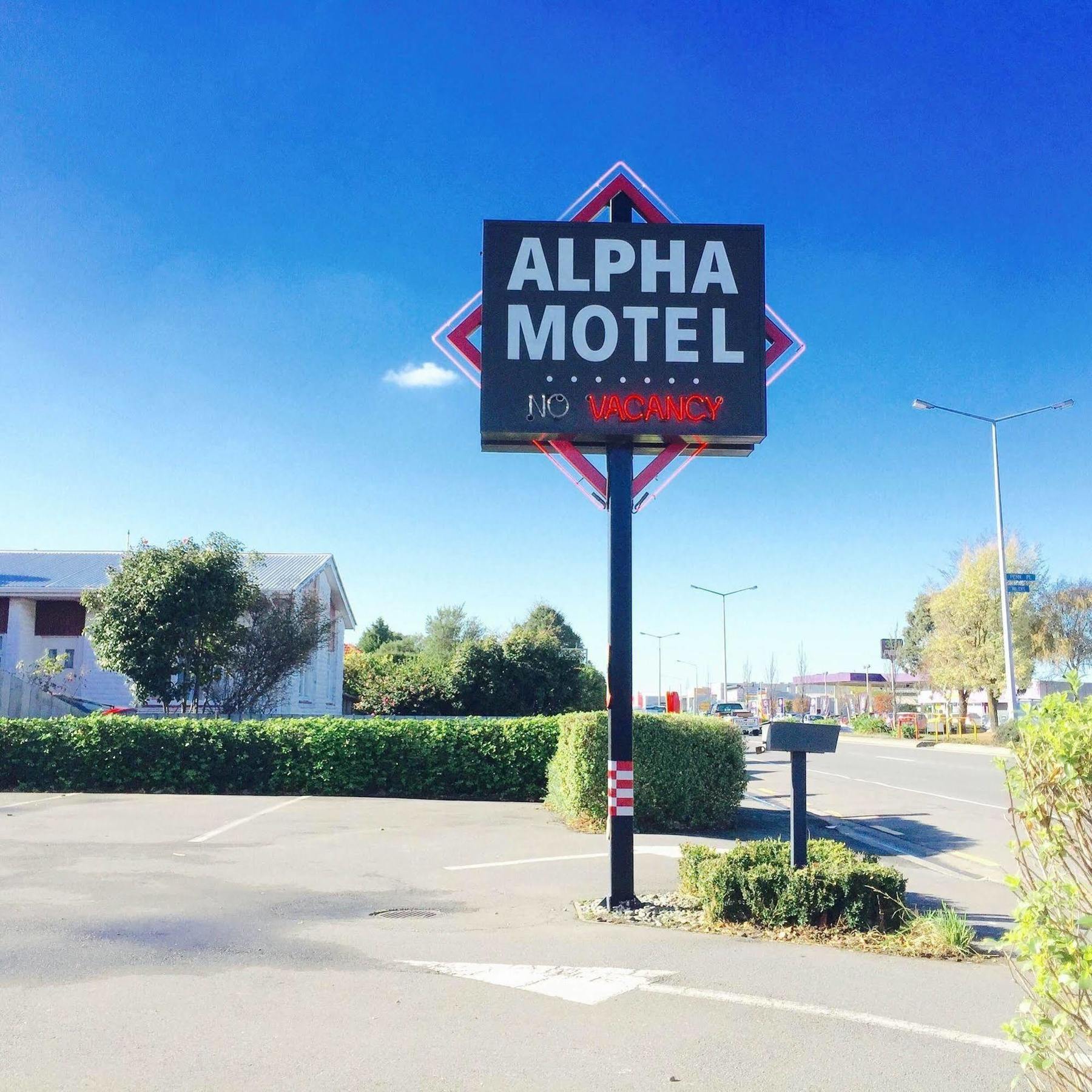 アルファ モーテル クライストチャーチ エクステリア 写真